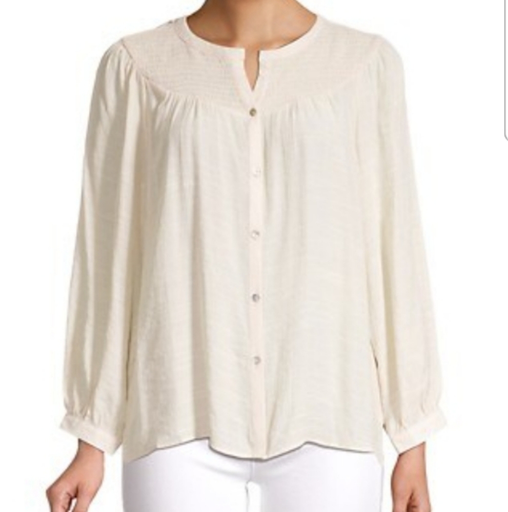 Nanette Lepore Light Stone Shirt - Medium